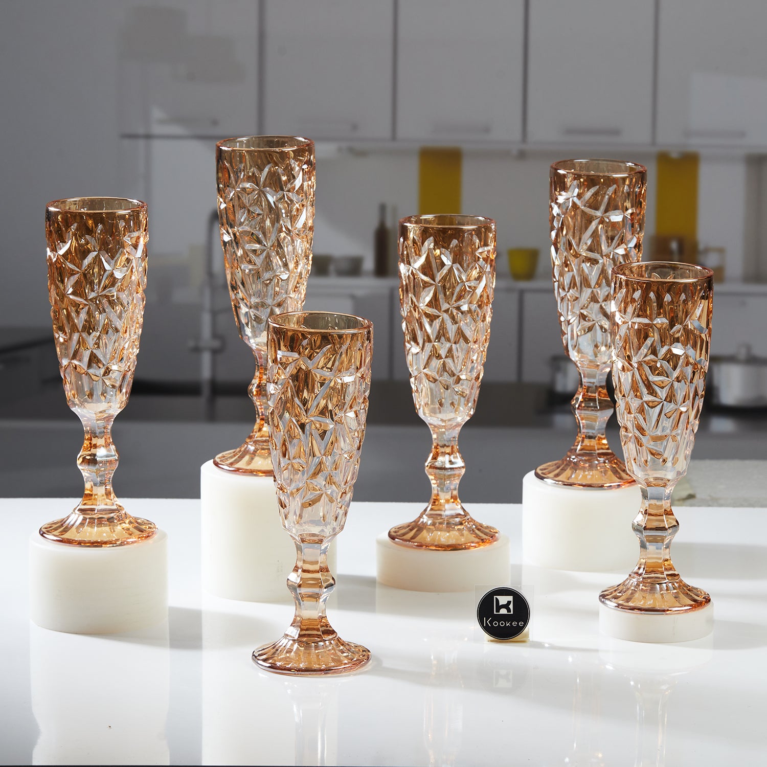 Wine Glasses, Gold, ART11779