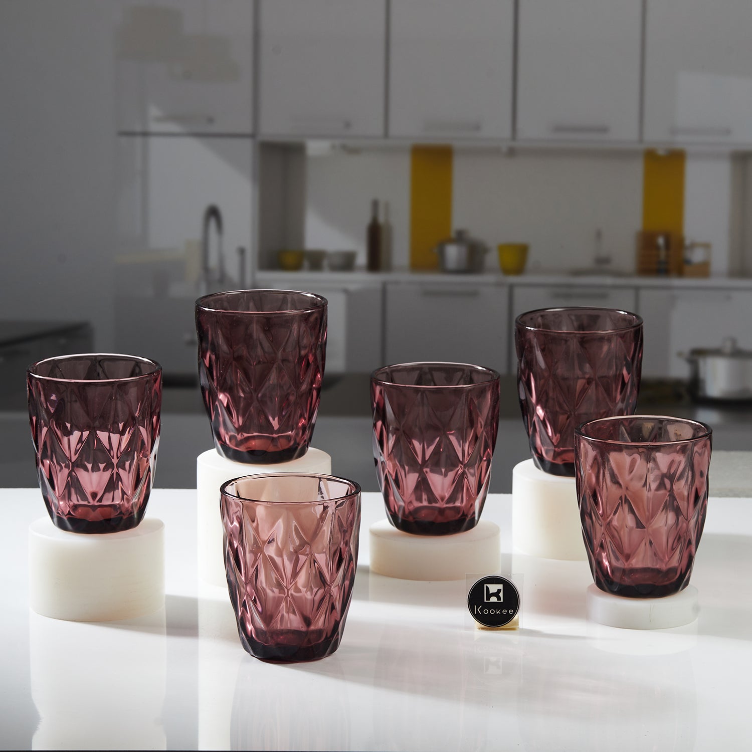 Water & Juice Glasses, Pink, ART11742