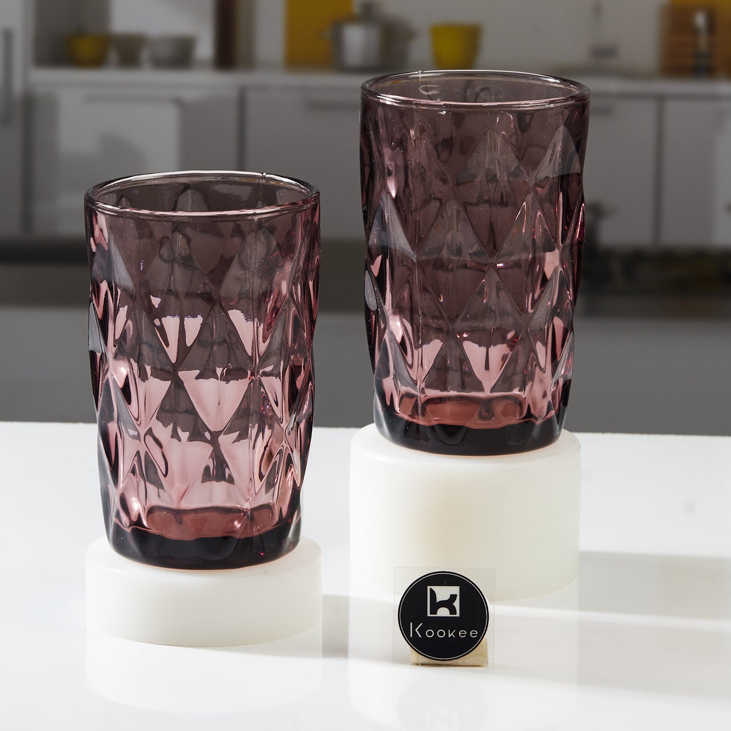 Water & Juice Glasses, Pink, ART11654
