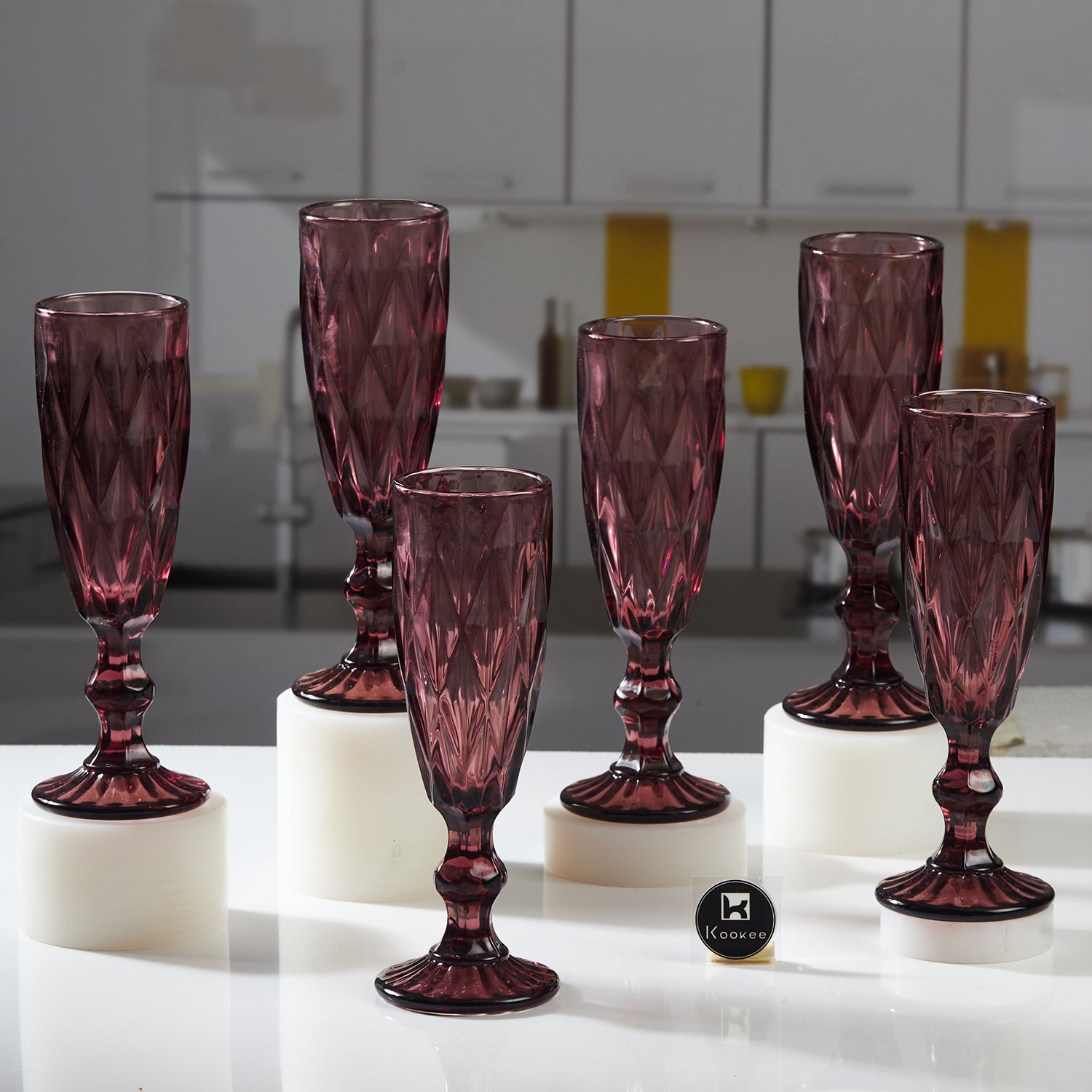 Wine Glasses, Pink, ART11750
