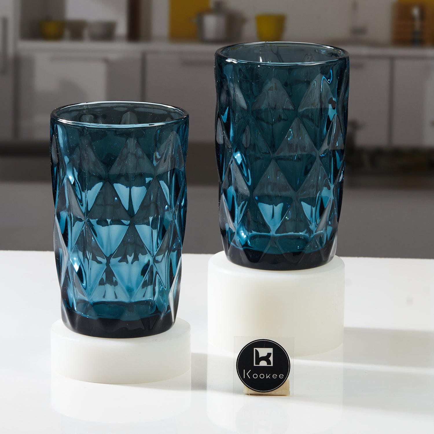Water & Juice Glasses, Blue, ART11655