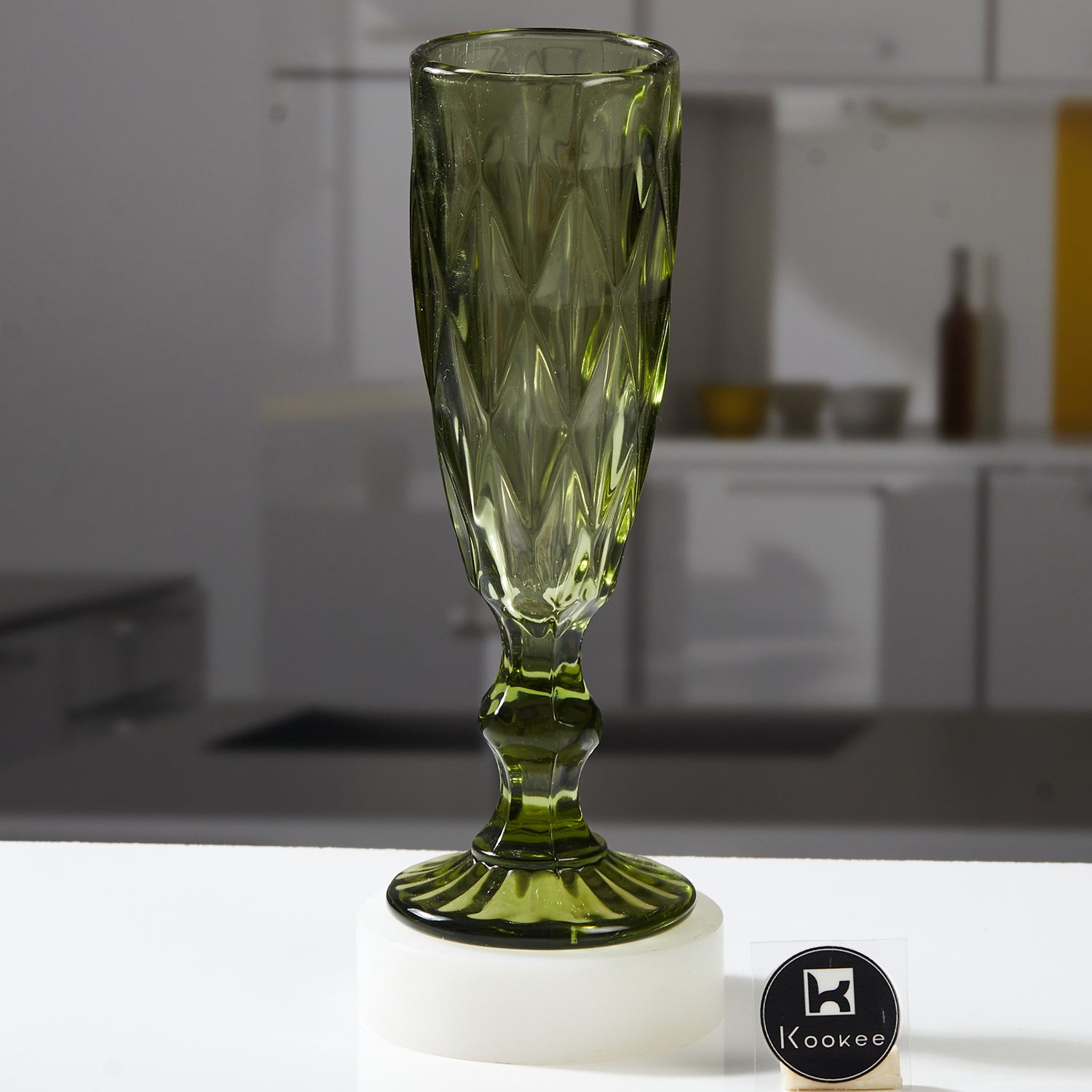 Wine Glasses, Green, ART11296