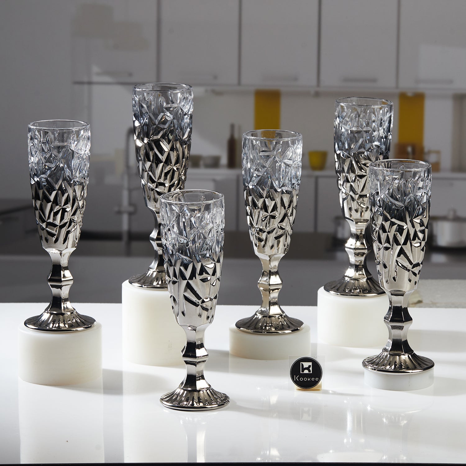 Wine Glasses, Grey, ART11780