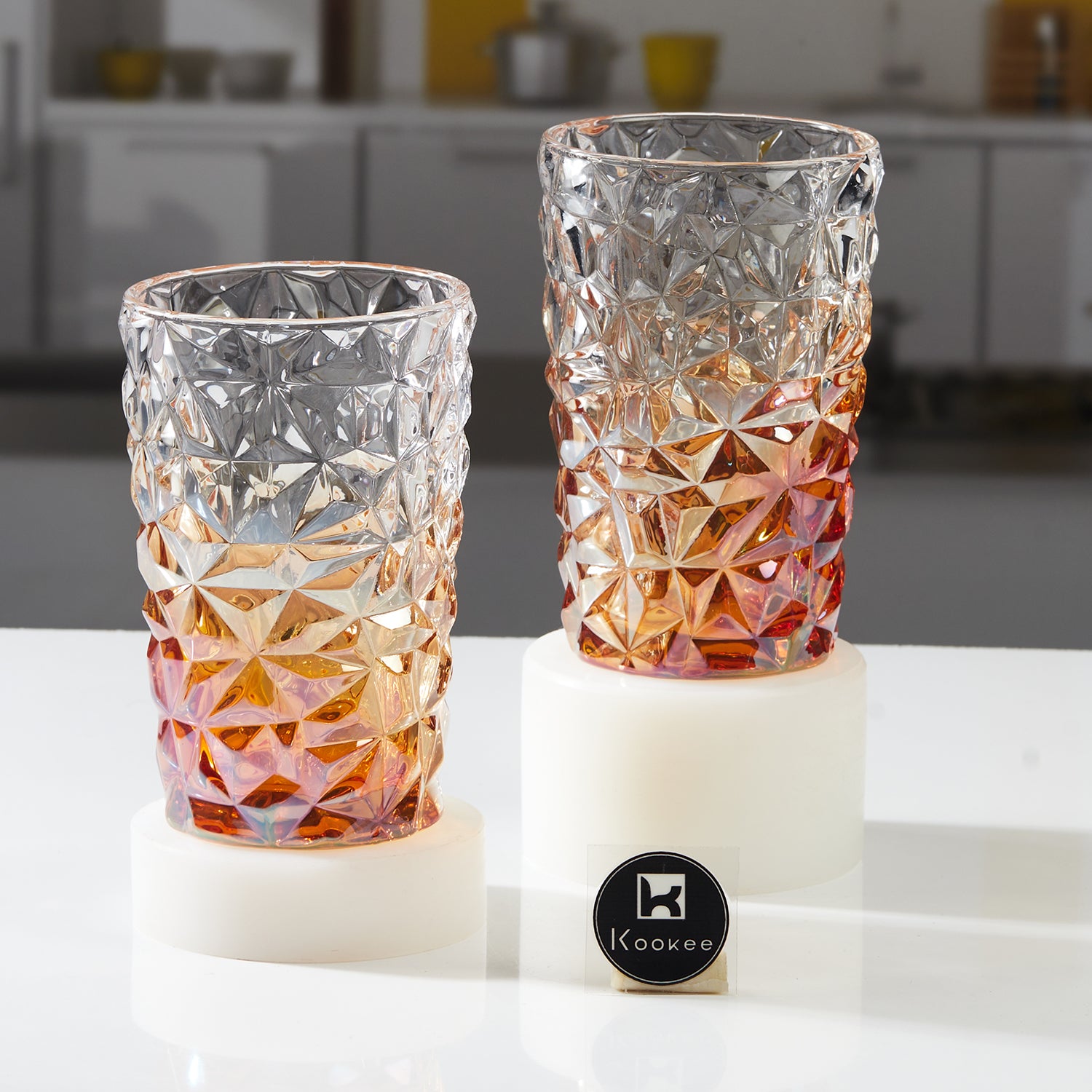 Water & Juice Glasses, Gold, ART11683