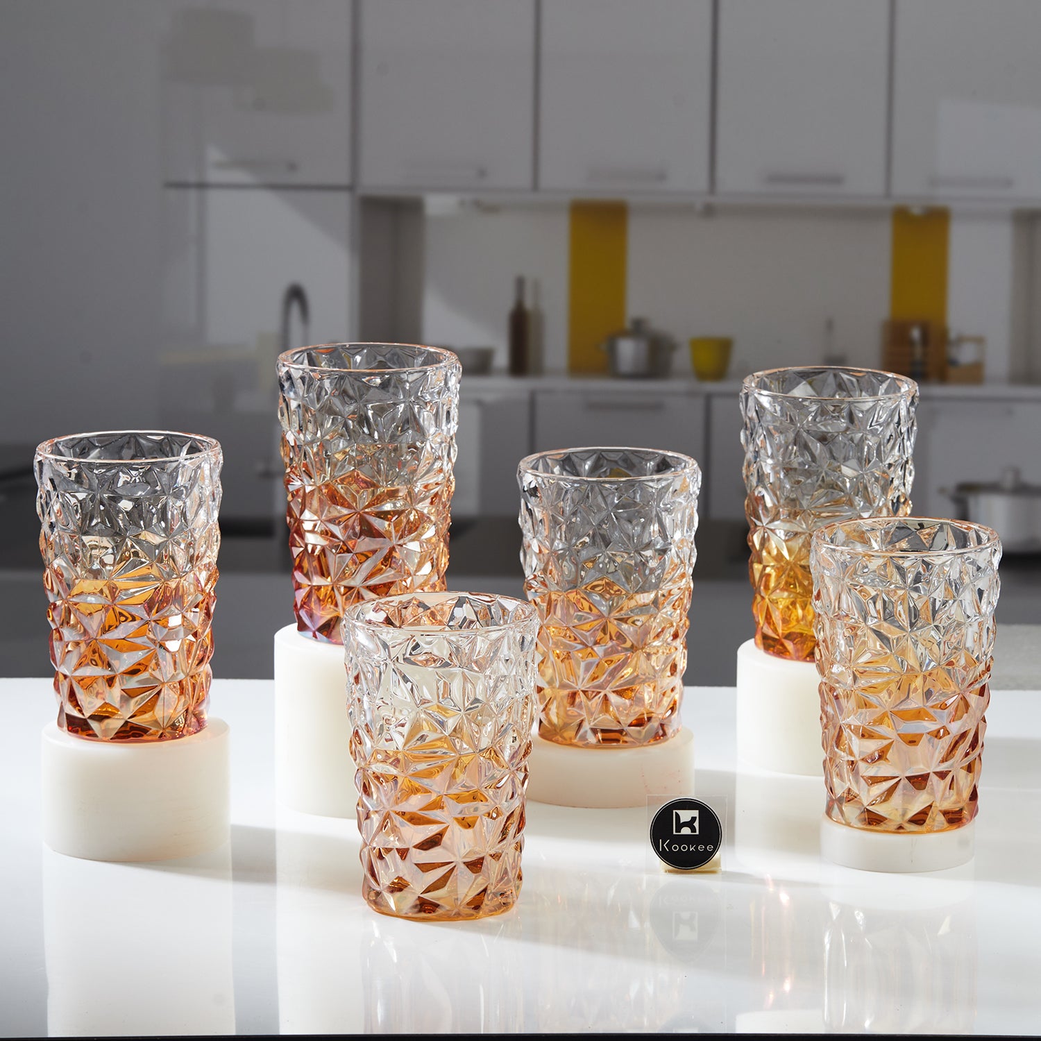 Water & Juice Glasses, Gold, ART11775