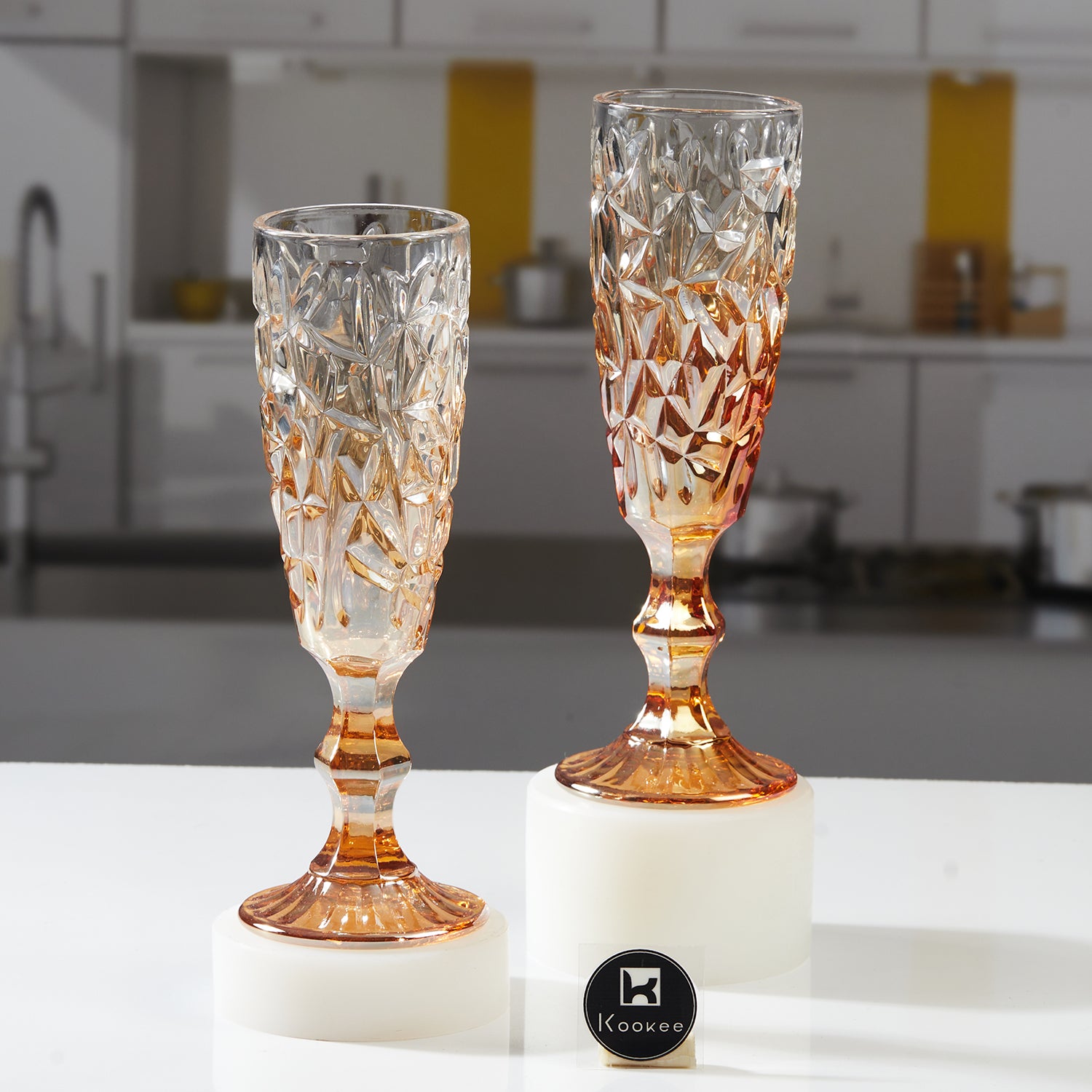 Wine Glasses, Gold, ART11689