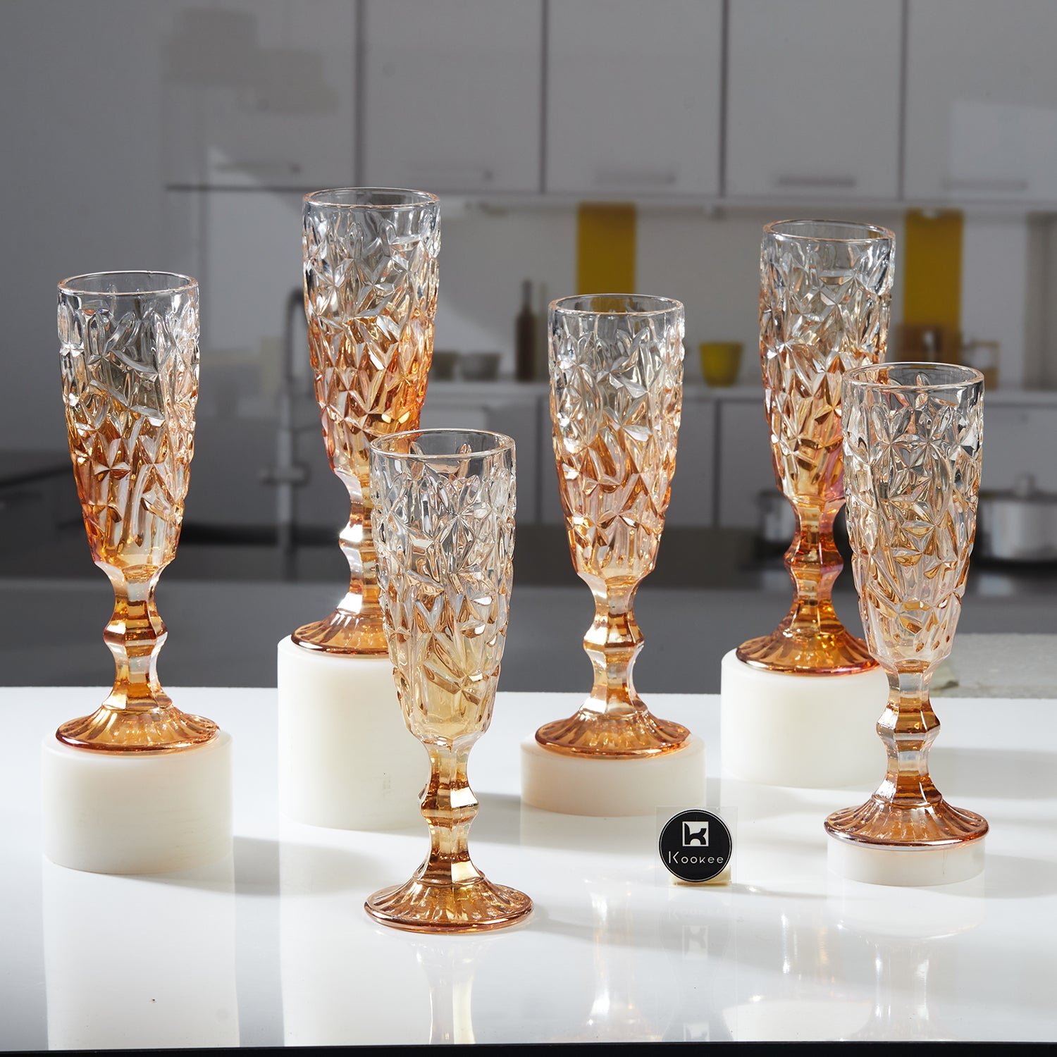 Wine Glasses, Gold, ART11781