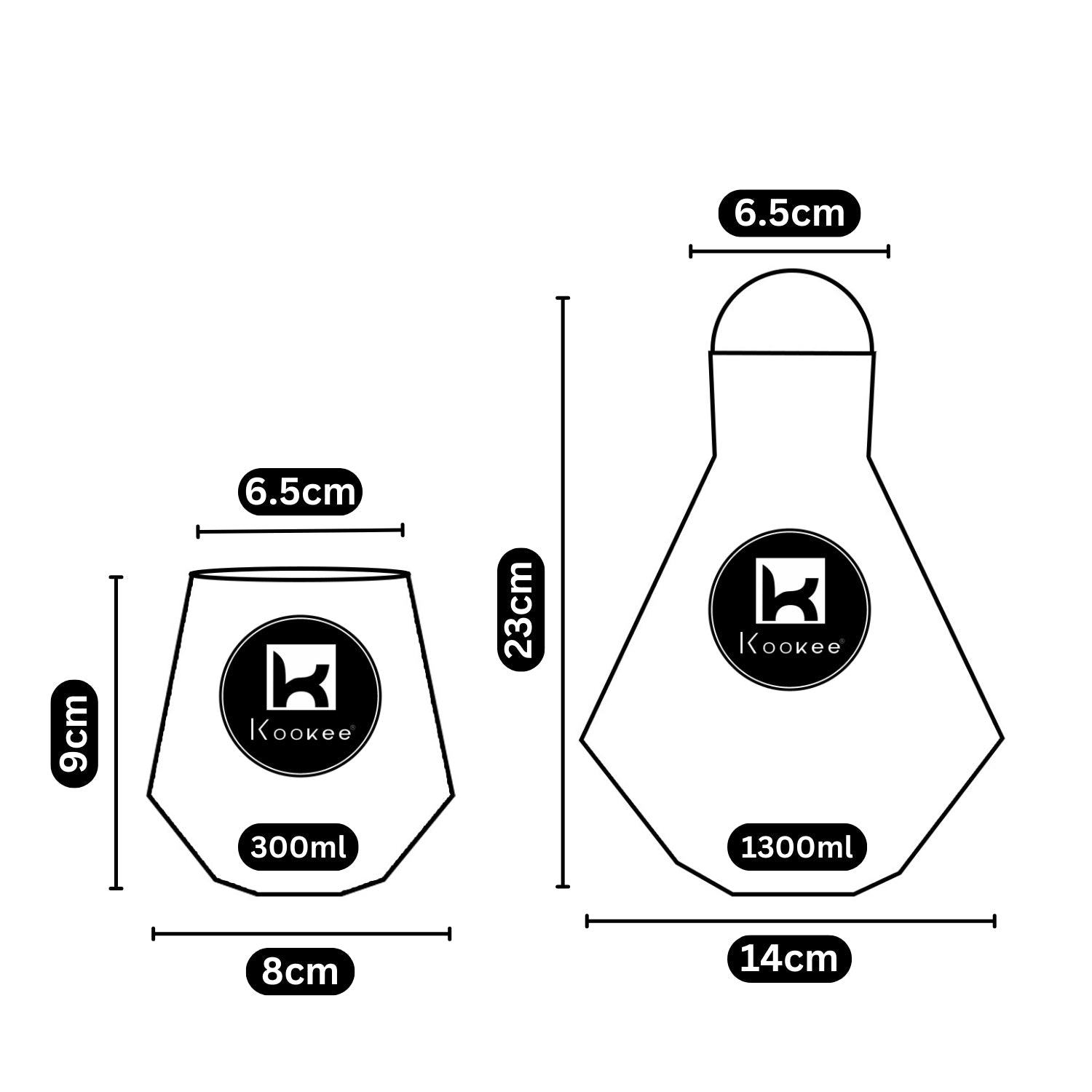 Premium Water and Juice Black Glasses Set of 6 and Jug Set Combo (V-GLASS-008-1)