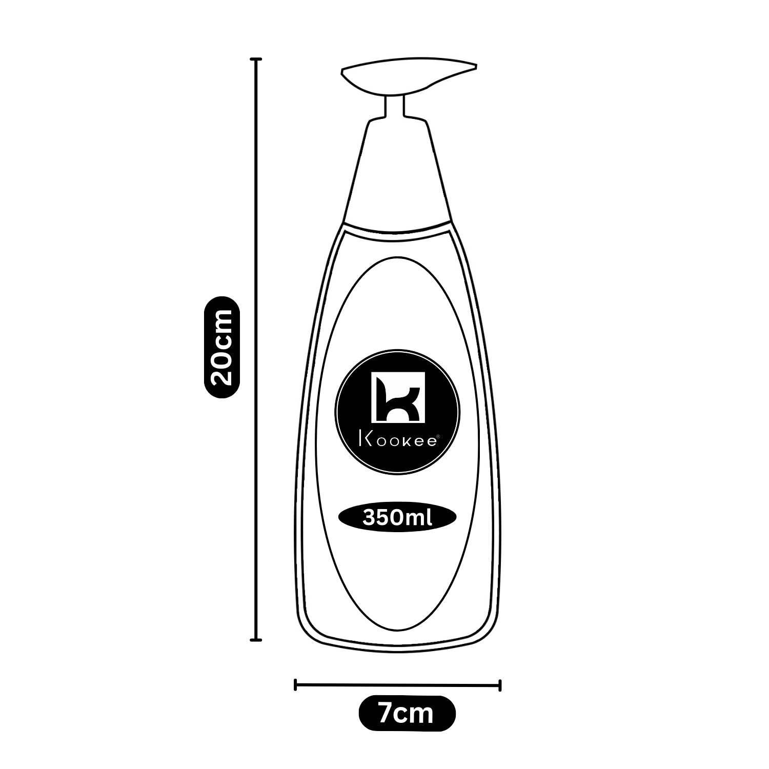 Kookee Ceramic Soap Dispensers, Multi, ART11362