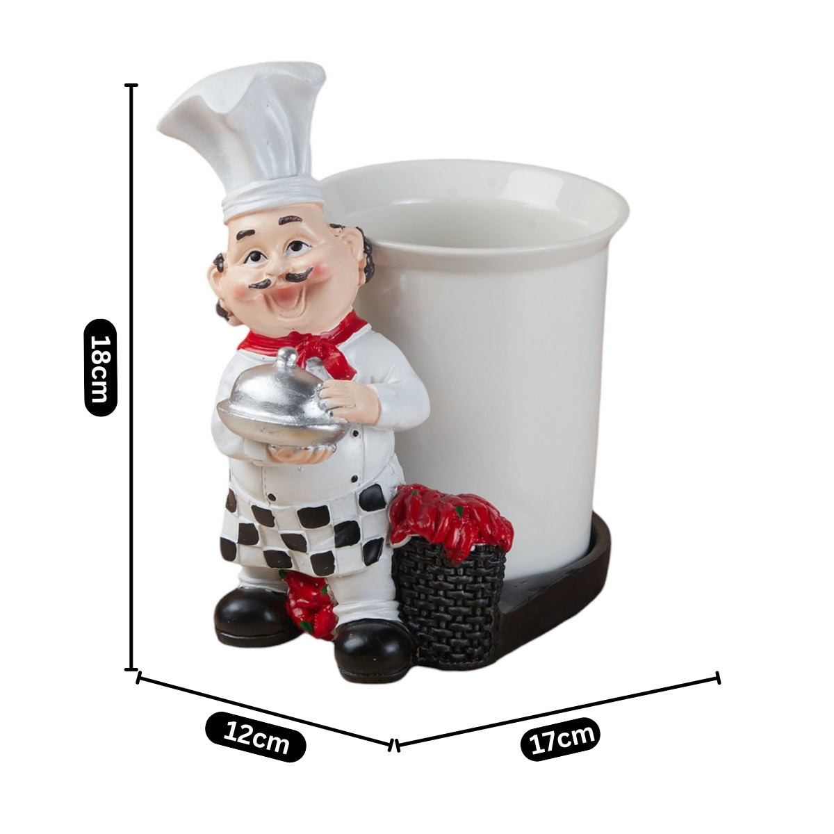 Kookee Spoon Stand, White, ART11366