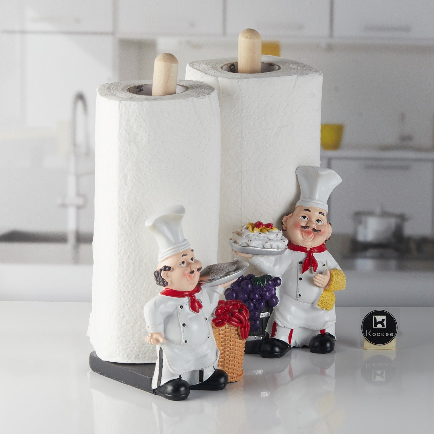 Polyresin Chef Series Tissue Roll Holder & Dispenser (11388)