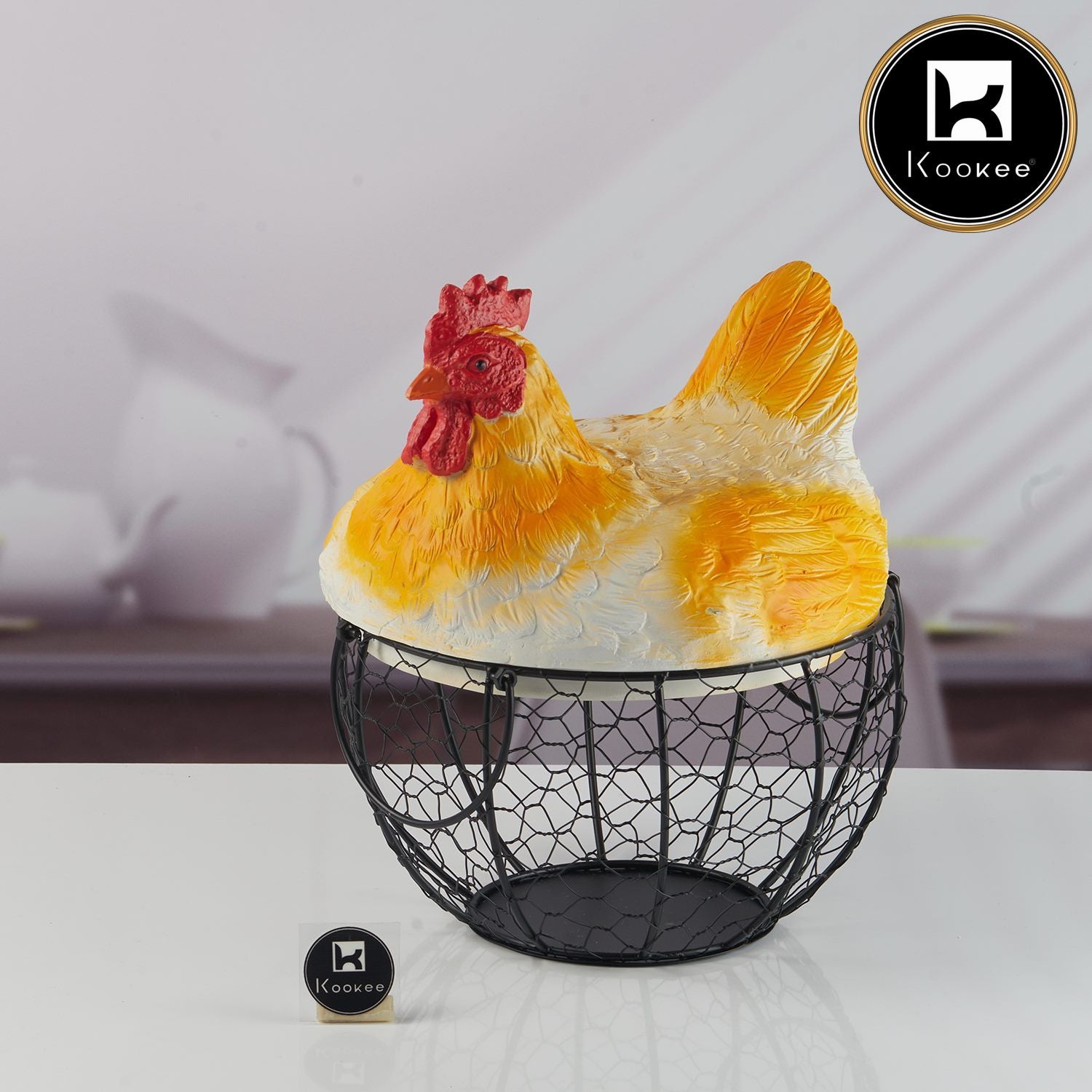 Kookee Egg Baskets, Yellow, ART11411