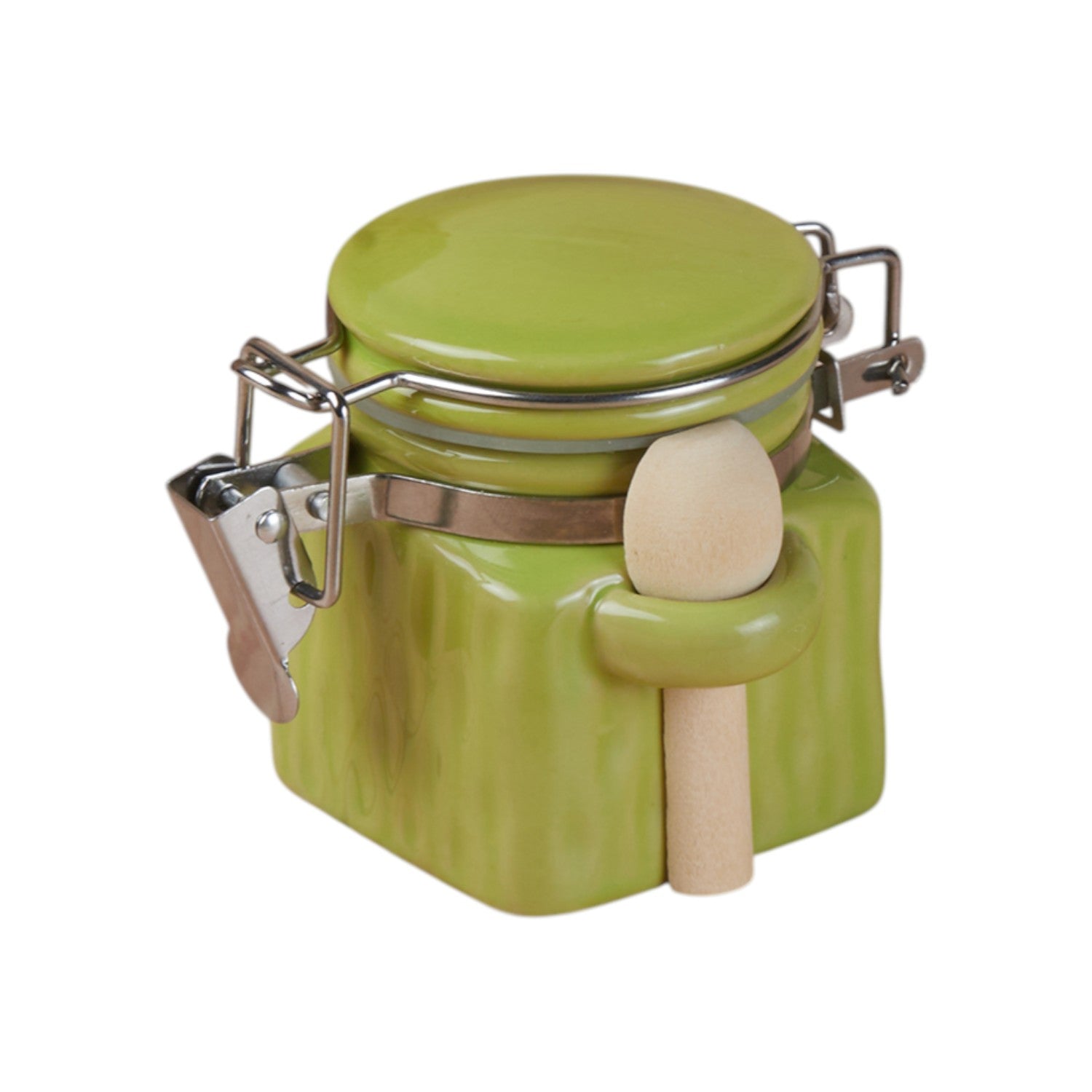 Kookee Canister Jars (Ceramic), Green, ART11420