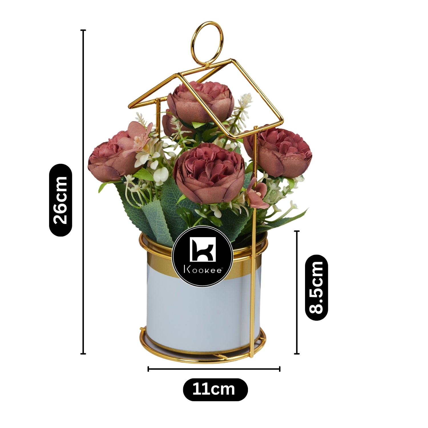 Kookee Artificial Flowers, Blue, ART11461