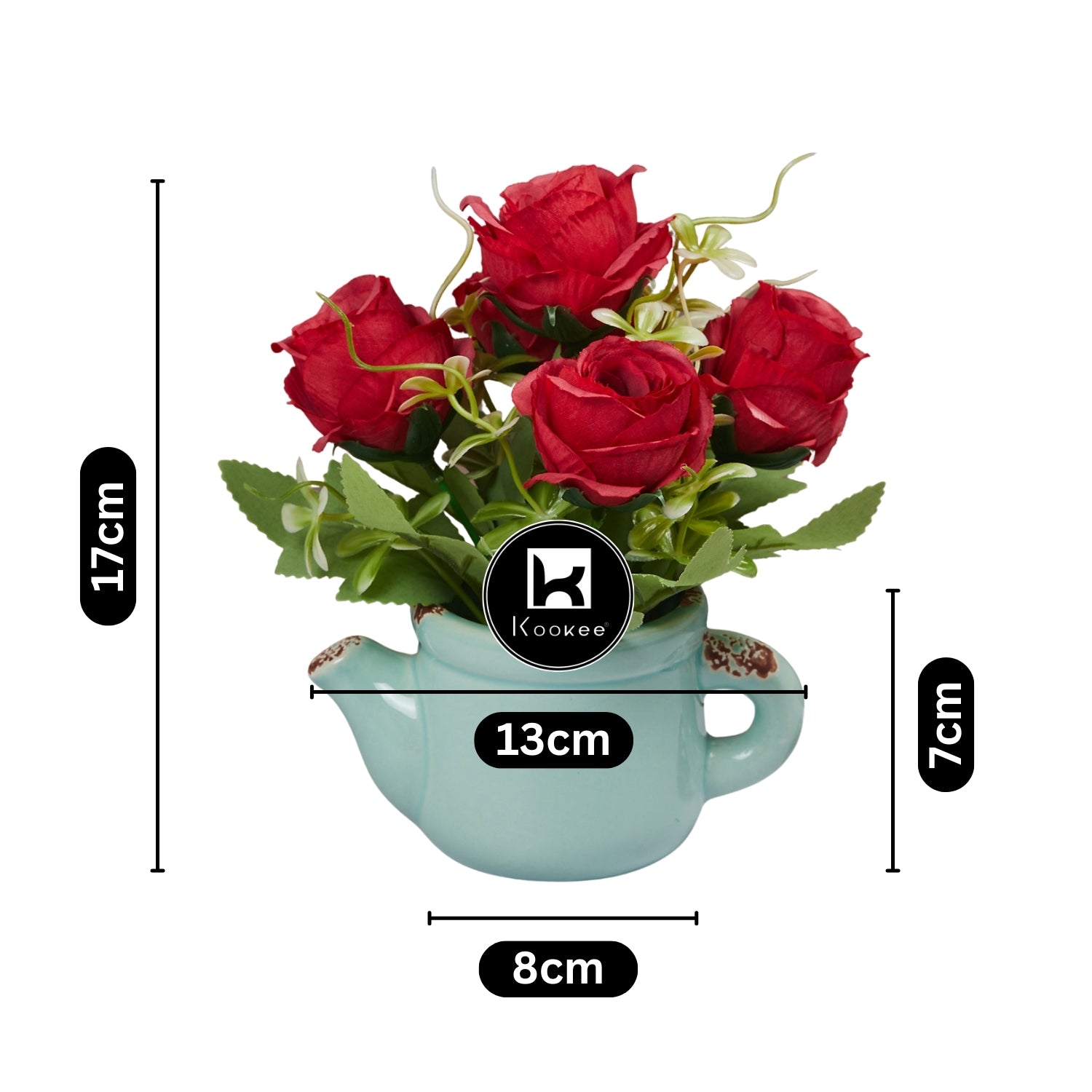 Kookee Artificial Flowers, Off White, ART11477