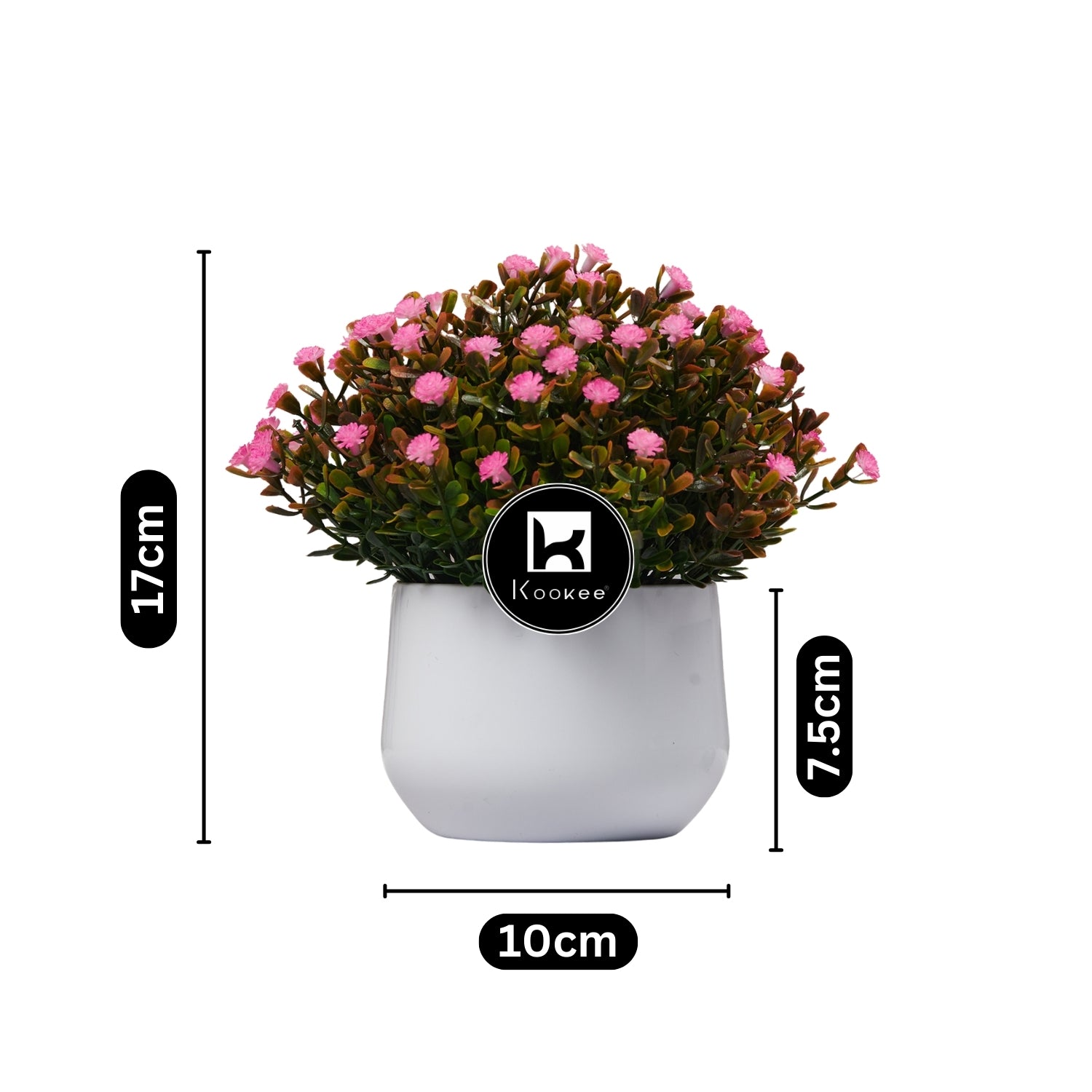 Kookee Artificial Plants, White, ART11478
