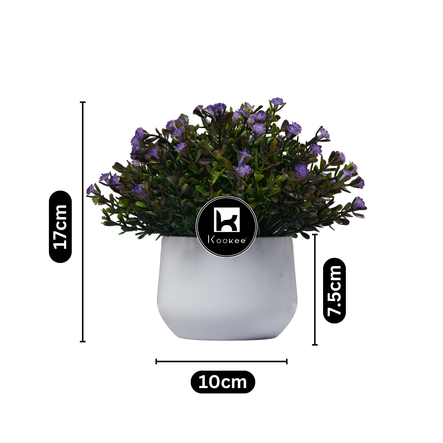 Kookee Artificial Plants, White, ART11482