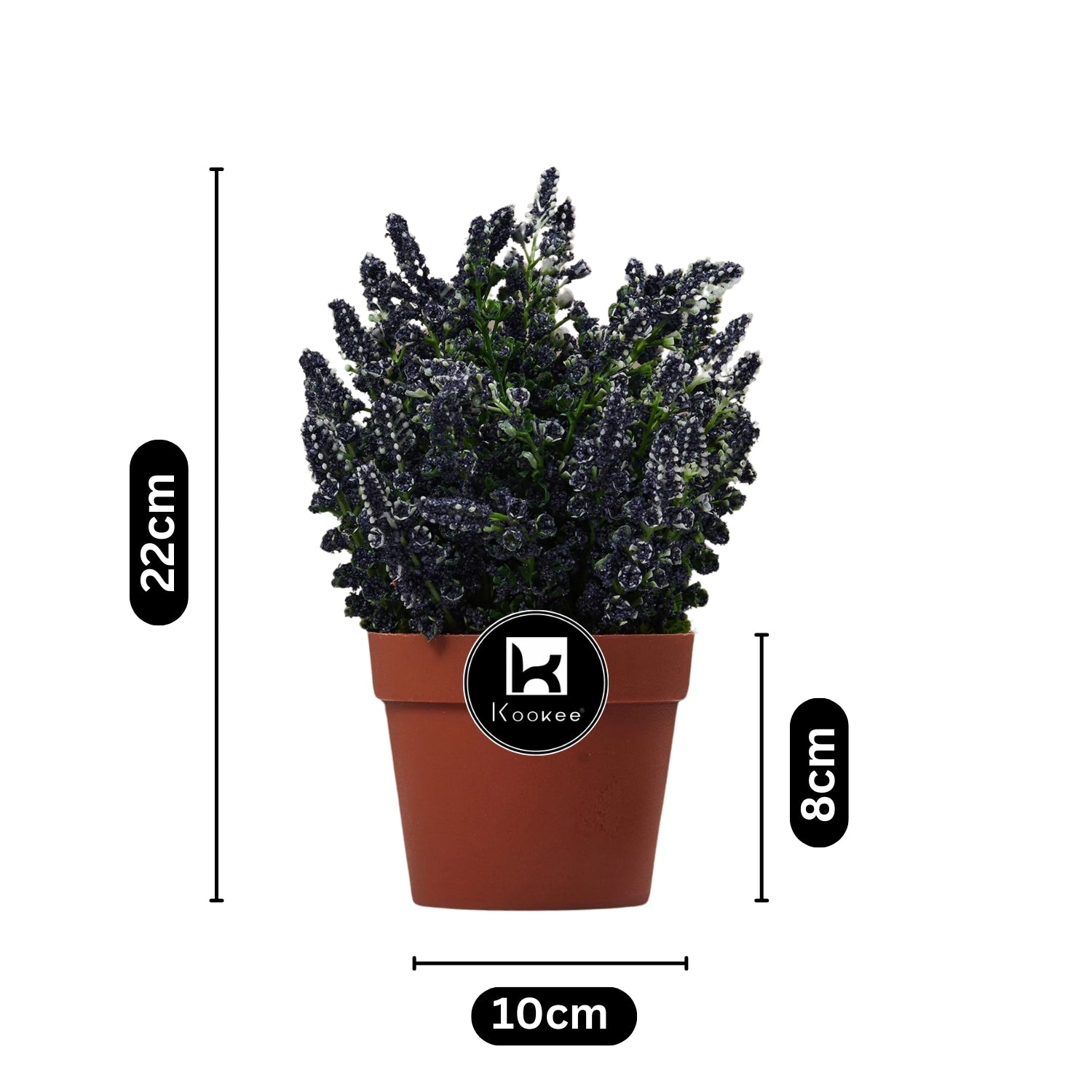 Kookee Artificial Plants, Brown, ART11483