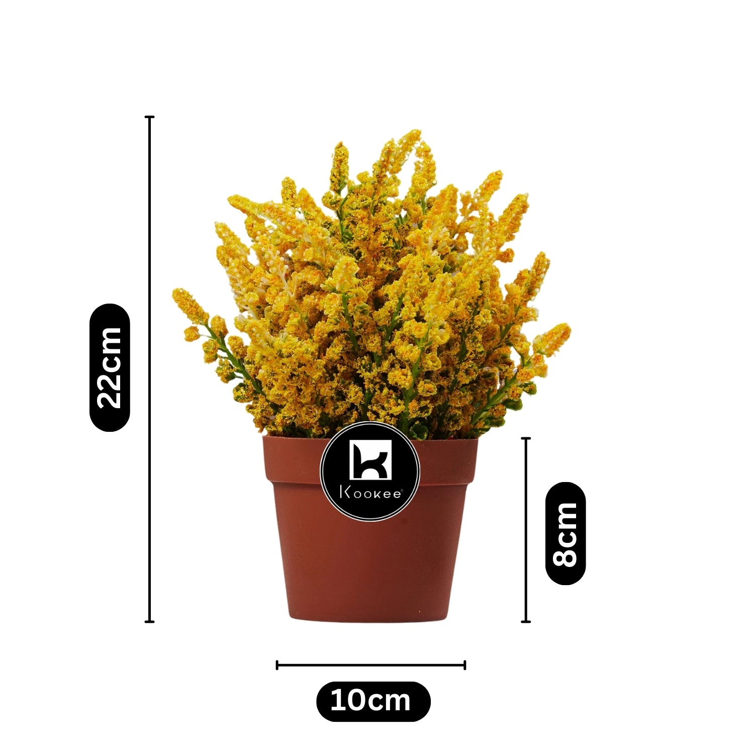 Kookee Artificial Plants, Brown, ART11484