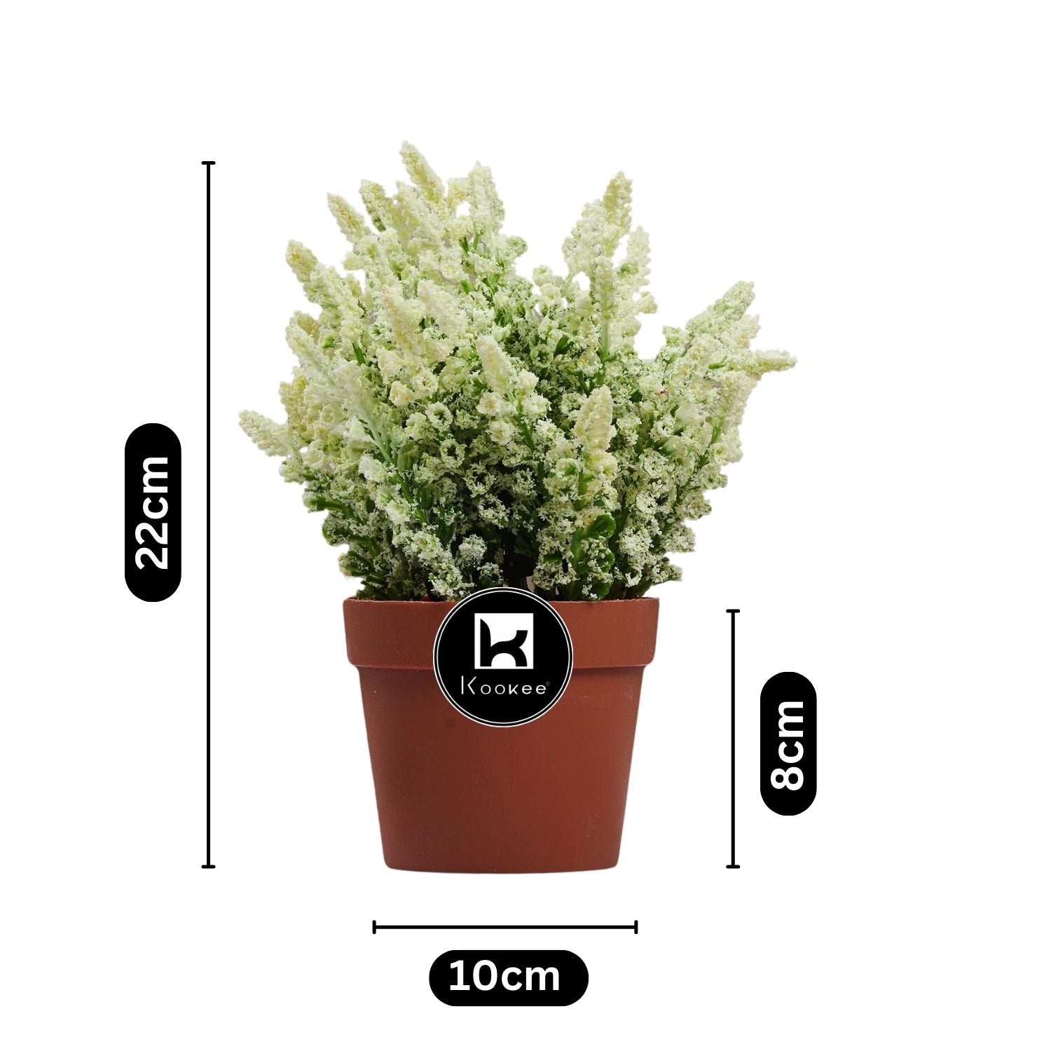 Kookee Artificial Plants, Brown, ART11485