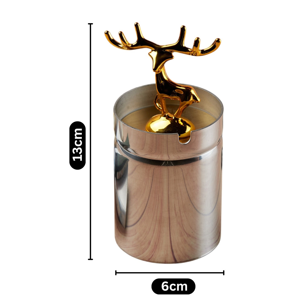 Kookee Tin Ashtrays, Green, ART11489