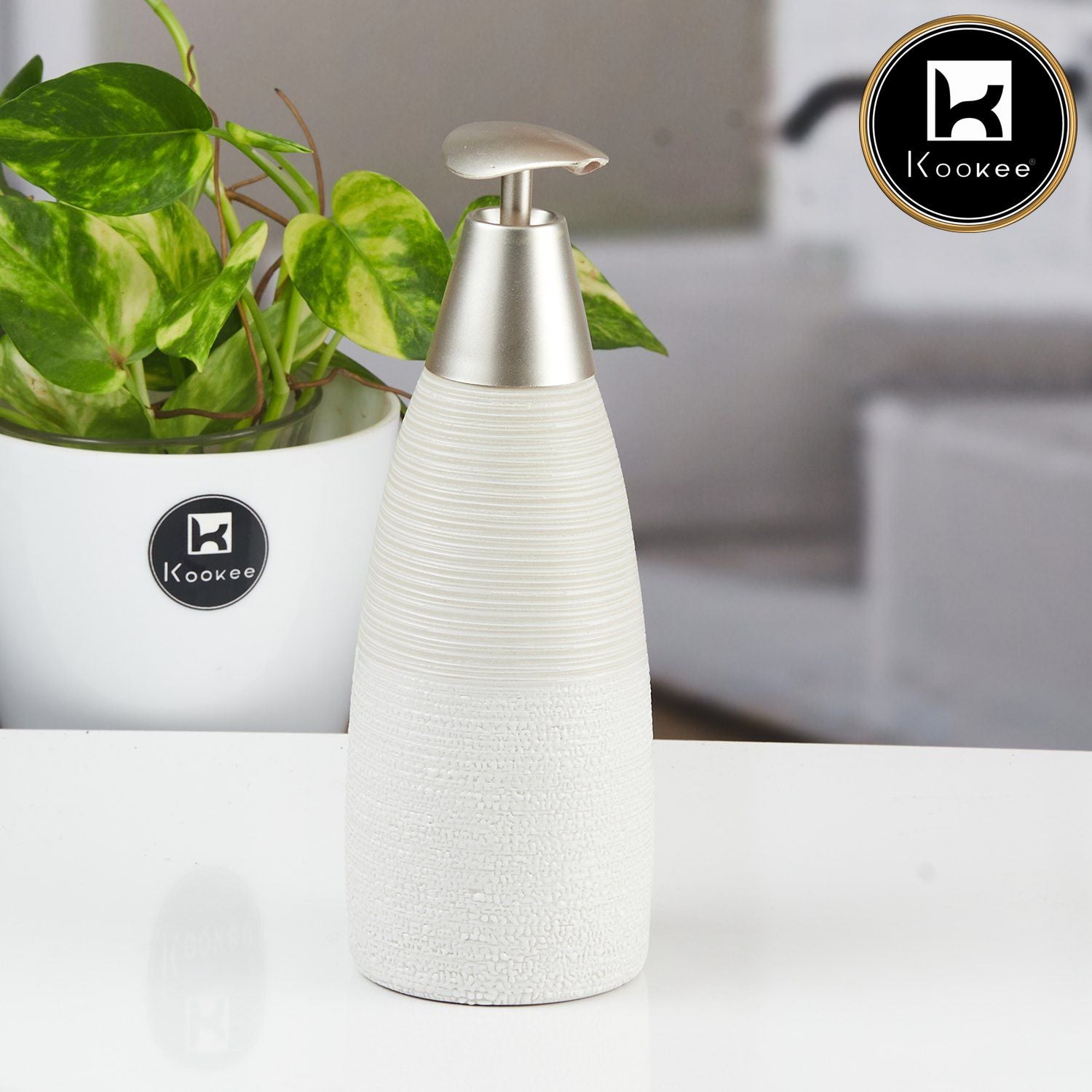 Kookee Ceramic Soap Dispensers, Multi, ART11494