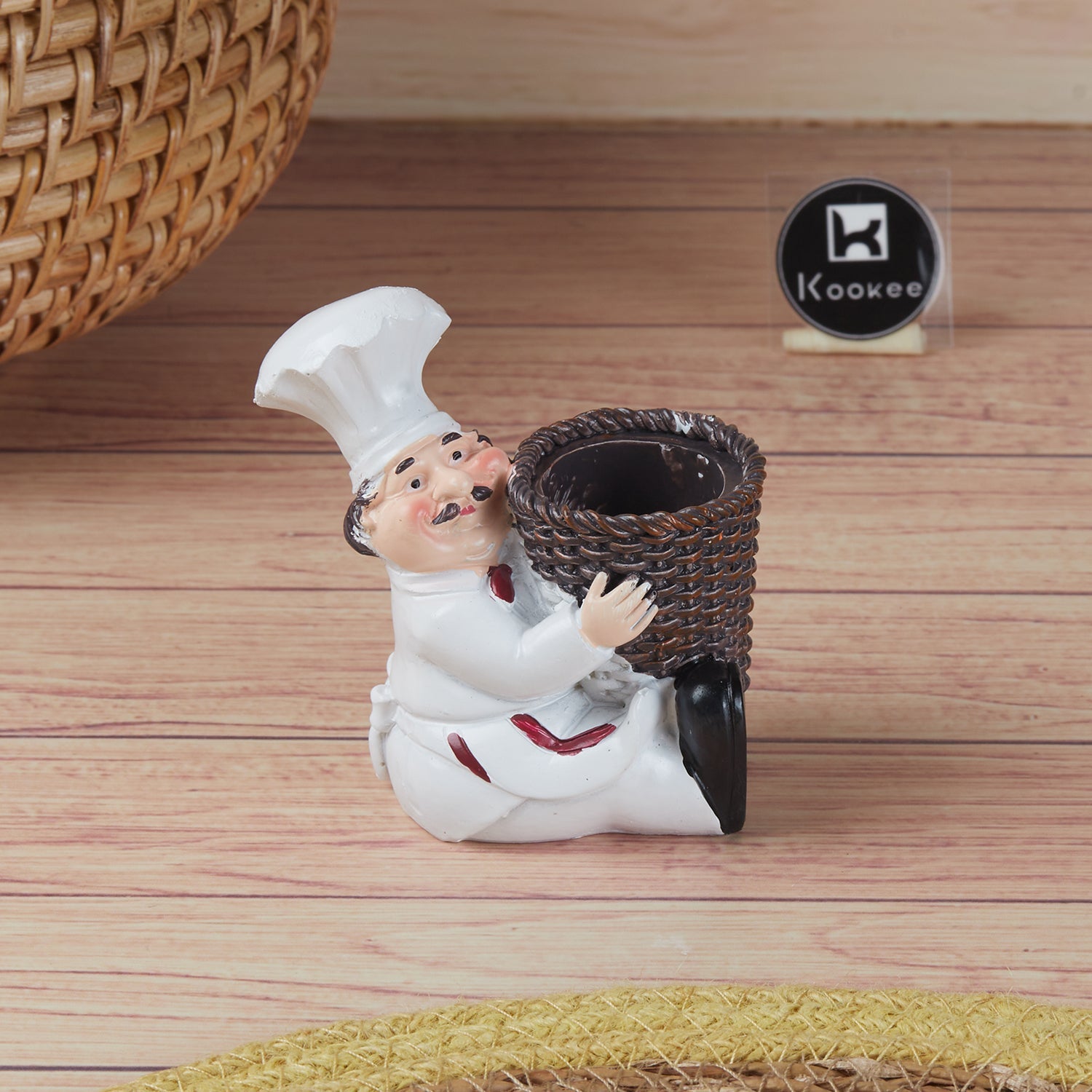 Polyresin Chef Toothpick holder tabletop (11513)
