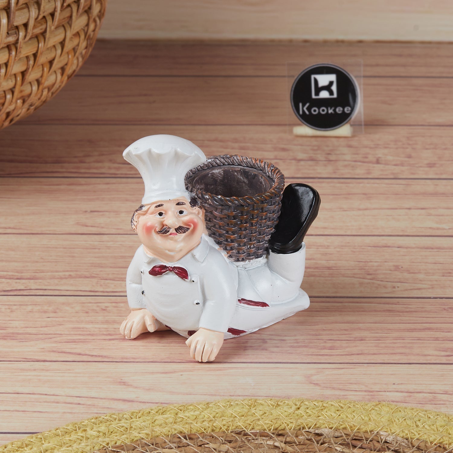 Polyresin Chef Toothpick holder tabletop (11513)