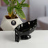 Ceramic Soap Holder Dish, Black (Set of 1) (11574)