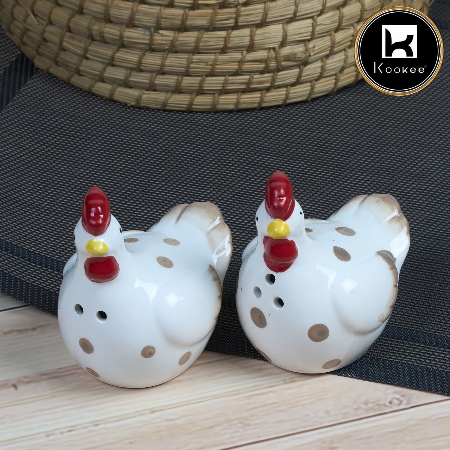 Kookee Salt and Pepper Sets, White, ART11577
