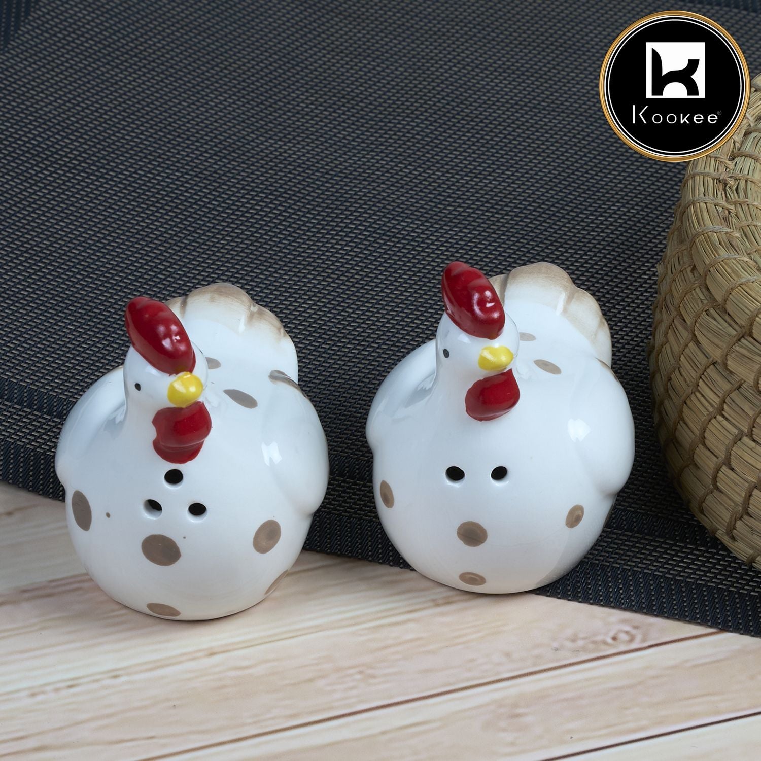 Kookee Salt and Pepper Sets, White, ART11577