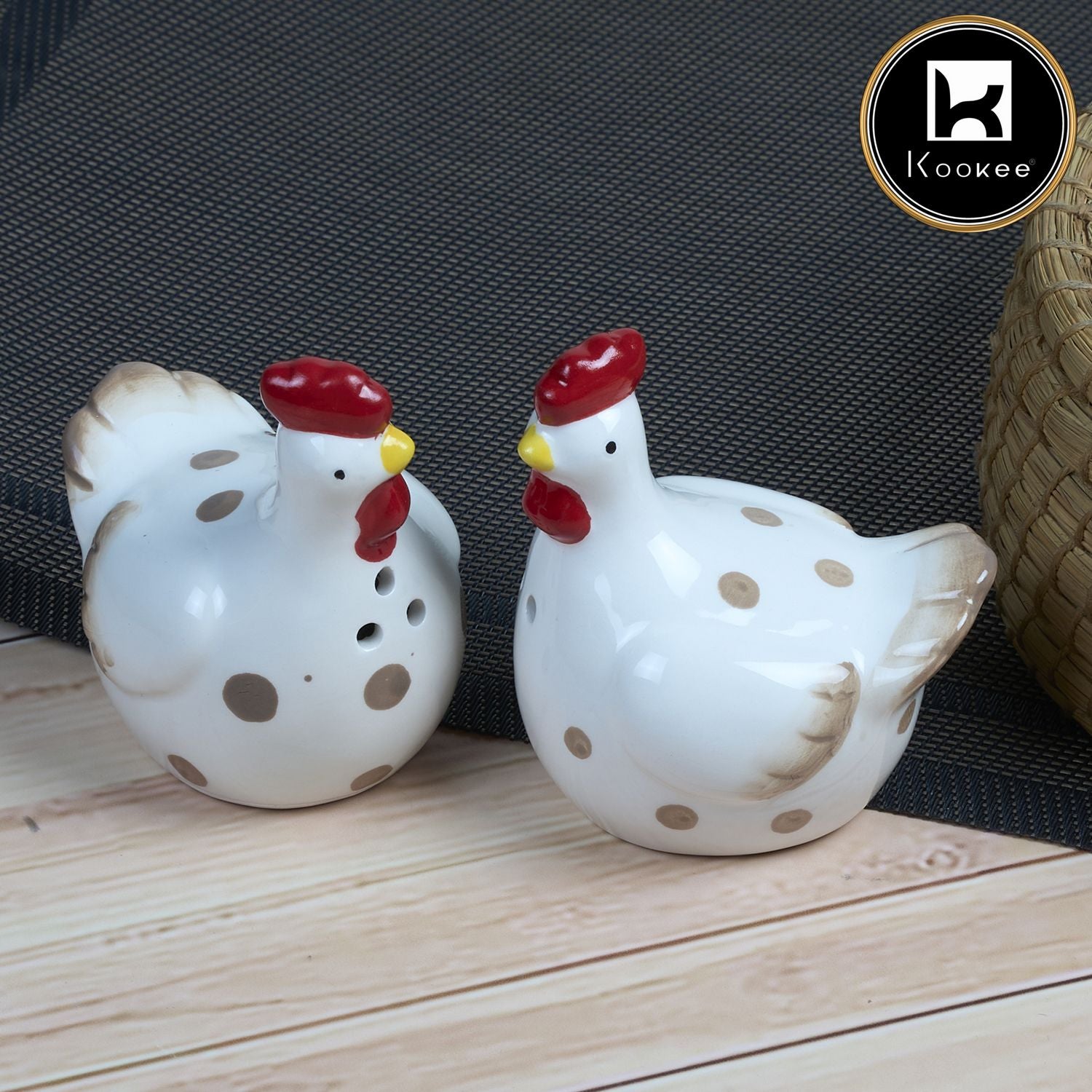 Kookee Salt and Pepper Sets, White, ART11577