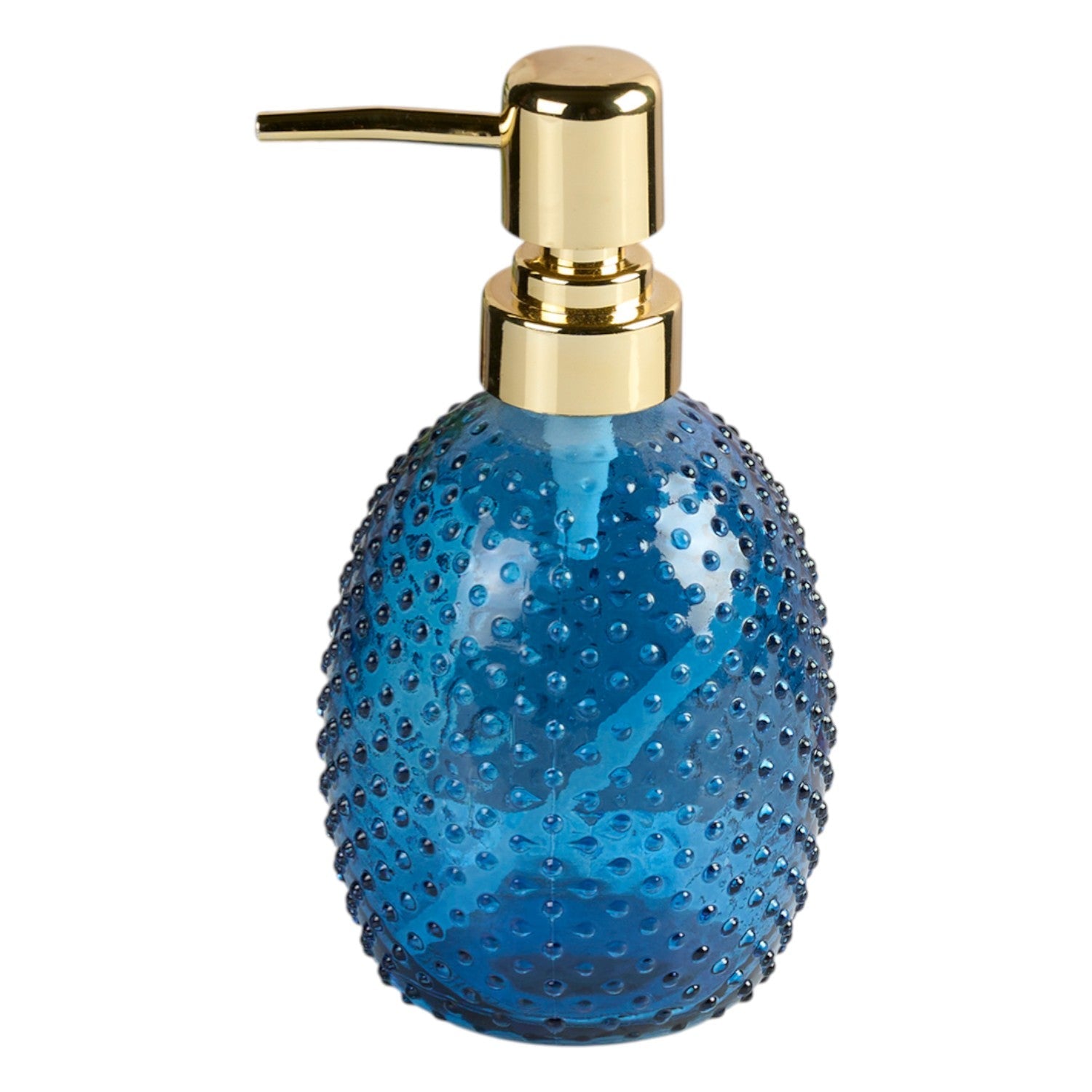 Glass Soap Dispenser for handwash, Blue (V-GSD-001-1)