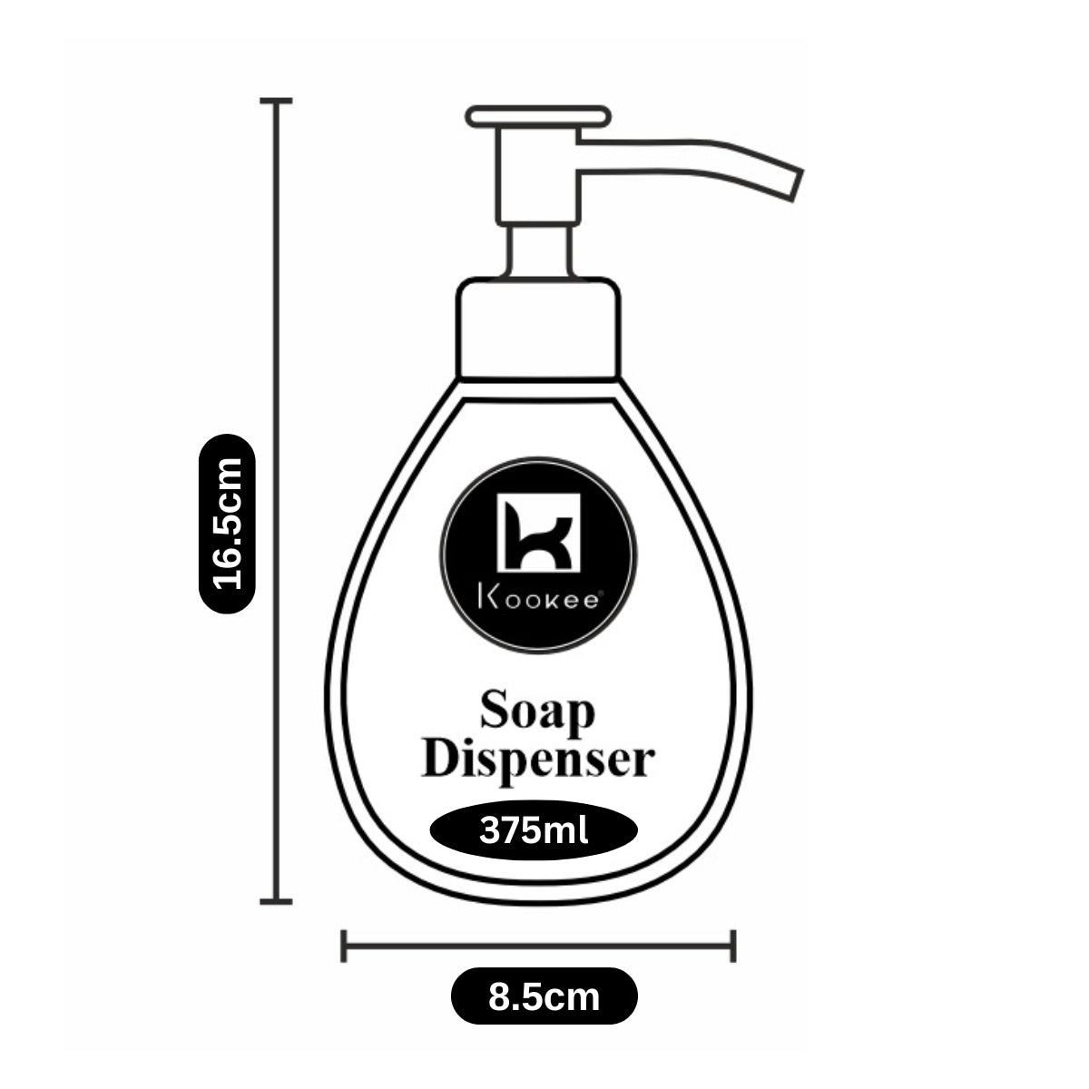 Glass Soap Dispenser for handwash, Green (Set of 1) (11590)