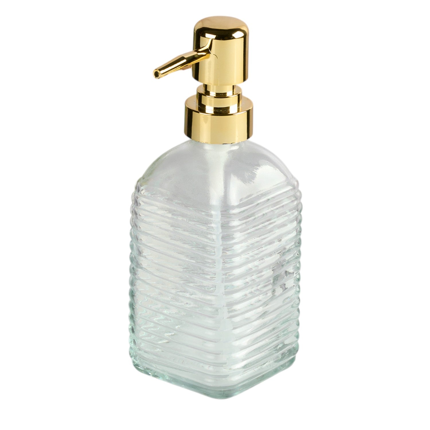 Kookee Glass Soap Dispensers, Transparent, ART11591