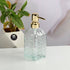 Glass Soap Dispenser for handwash for Bathroom, Transparent (Set of 1) (11593)