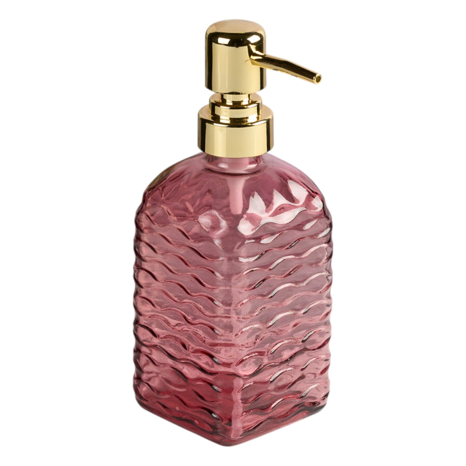 Kookee Glass Soap Dispensers, Pink, ART11595