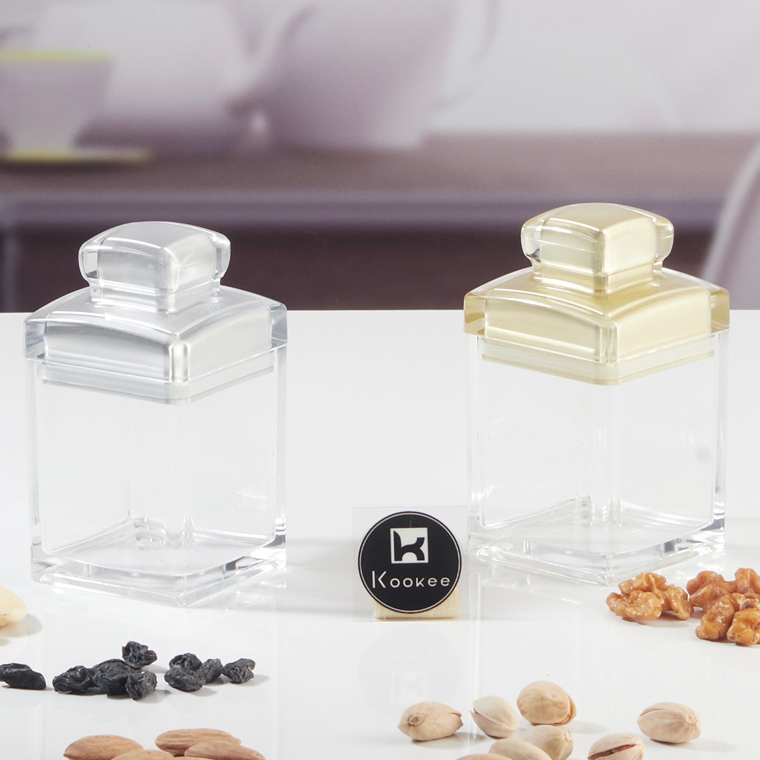 Acrylic Airtight Canister Jar & Container for Kitchen (Pack of 1) (11251)