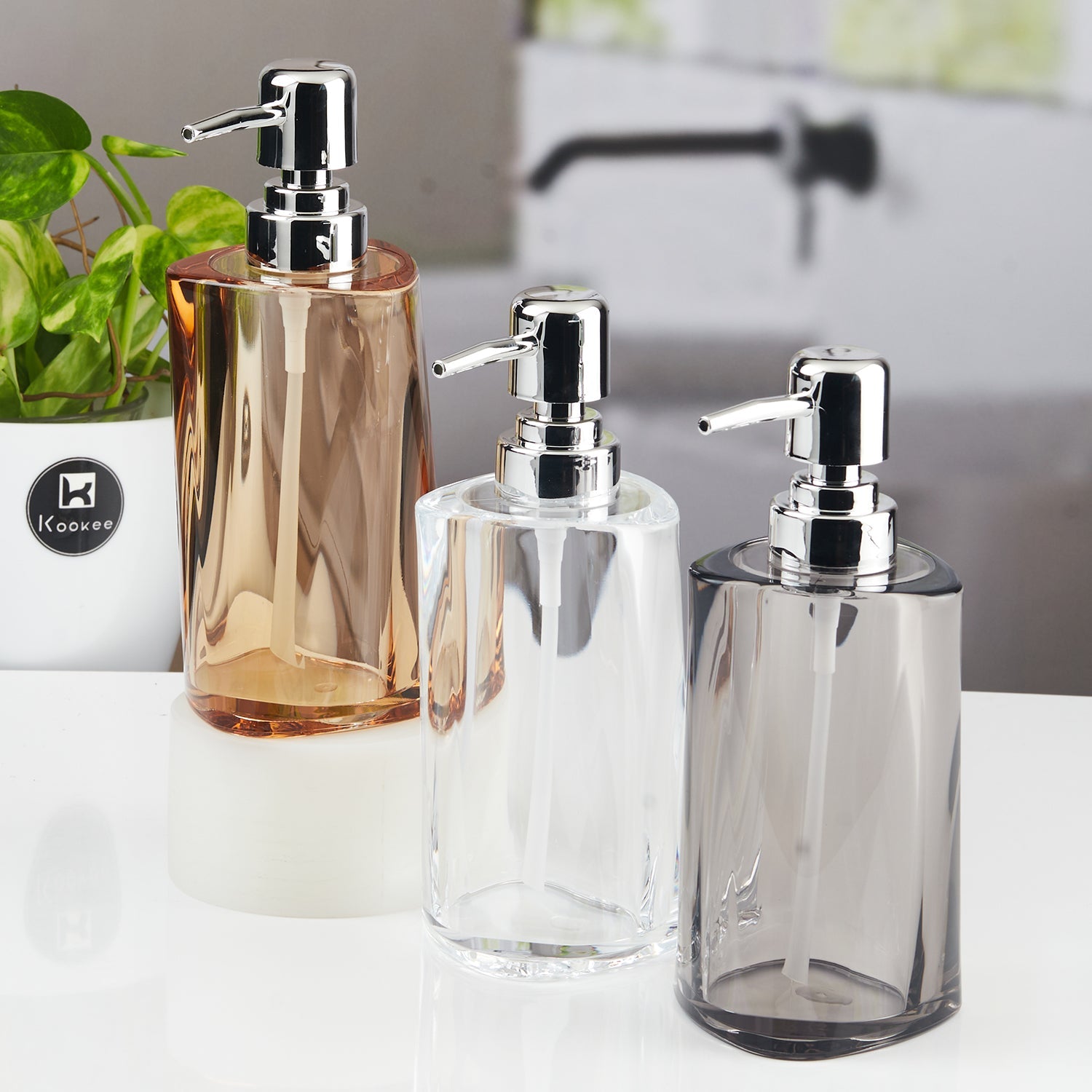 Acrylic Soap Dispenser for Bathroom handwash (11255)