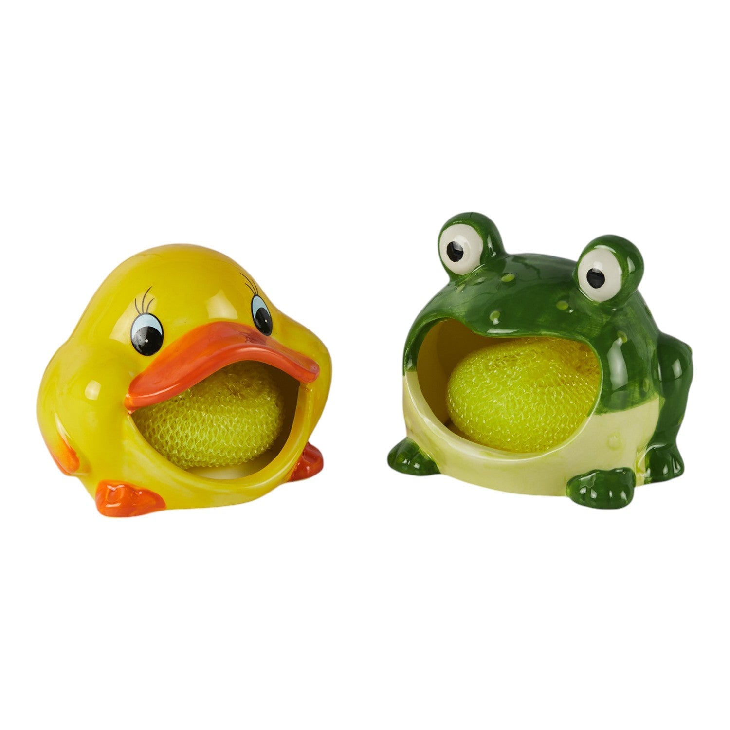 Ceramic Soap Dish Set of 2 Bathroom Accessories for Home (V-CSH-004)