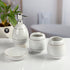 Ceramic Bathroom Accessories Set of 4, Modern Bath Set with Liquid handwash Soap Dispenser and Toothbrush holder, Luxury Gift Accessory for Home (11627)