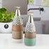 Ceramic Soap Dispenser for handwash for Bathroom, Multicolor, (Set of 2) (11637)