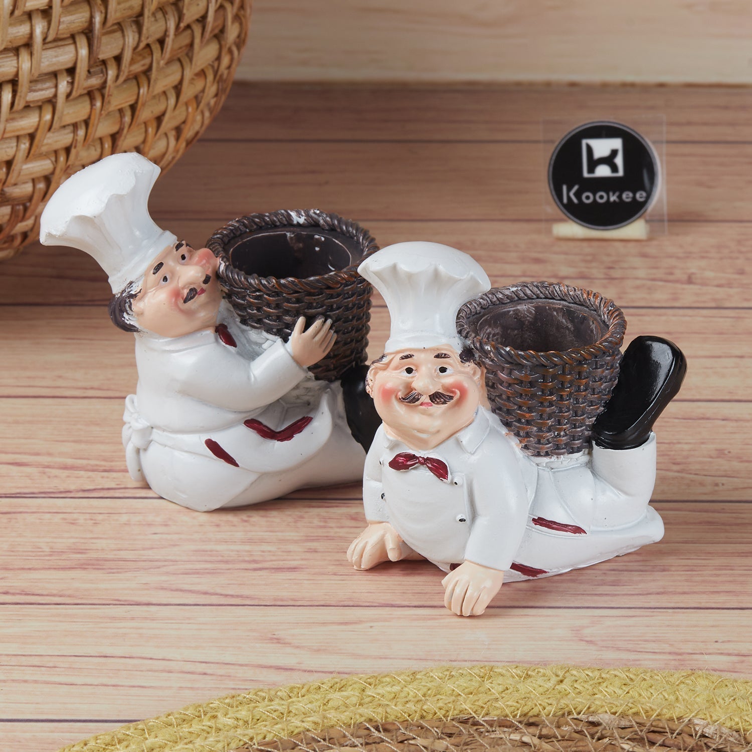 Polyresin Chef Toothpick holder tabletop (11513)