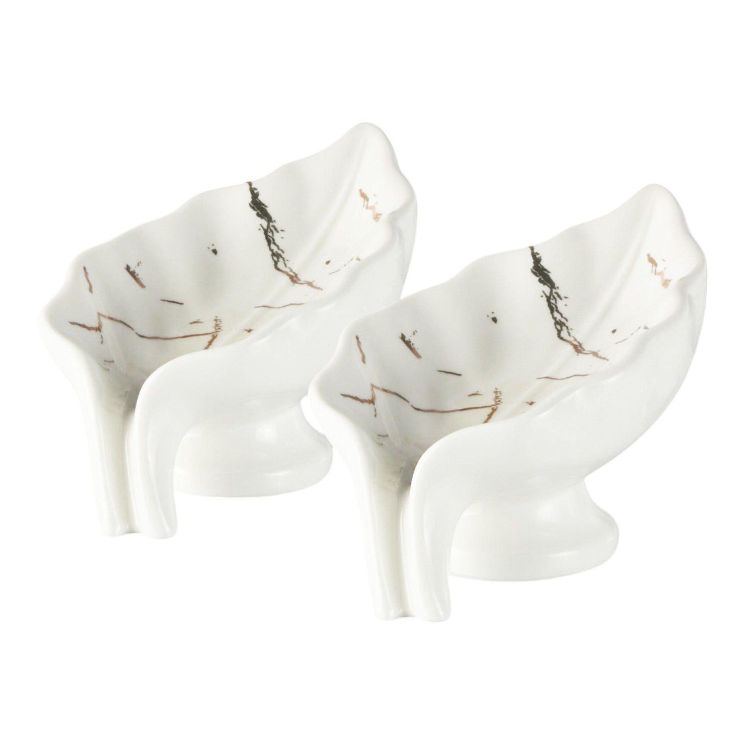 Ceramic Soap Holder Dish, Set of 1 Bathroom Accessories for Home, White (Set of 2) (11644)