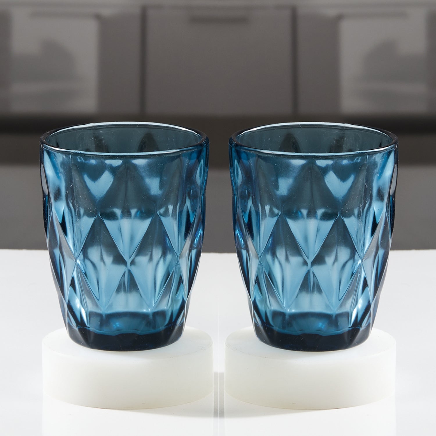 Kookee Water & Juice Glasses, Blue, ART11651