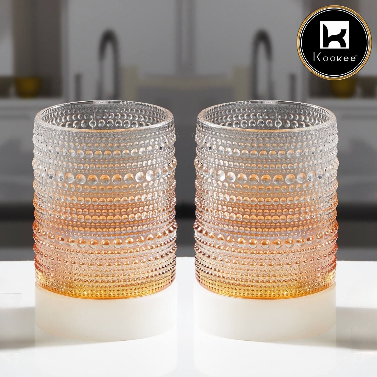 Kookee Whiskey Glasses, Transparent, ART11671
