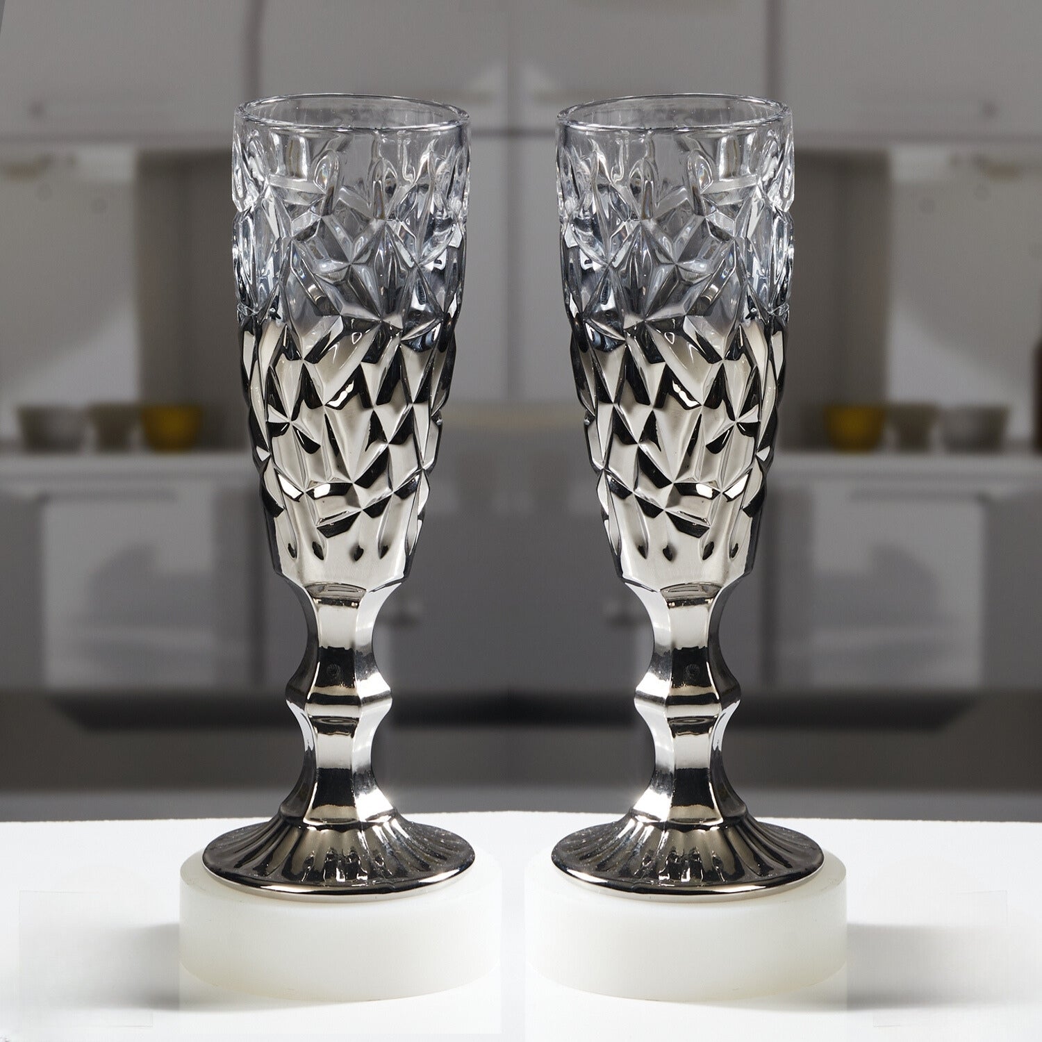 Kookee Wine Glasses, Grey, ART11688