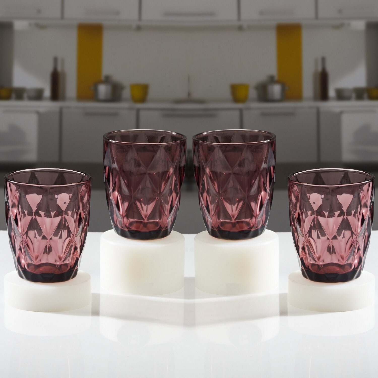 Kookee Water & Juice Glasses, Pink, ART11696