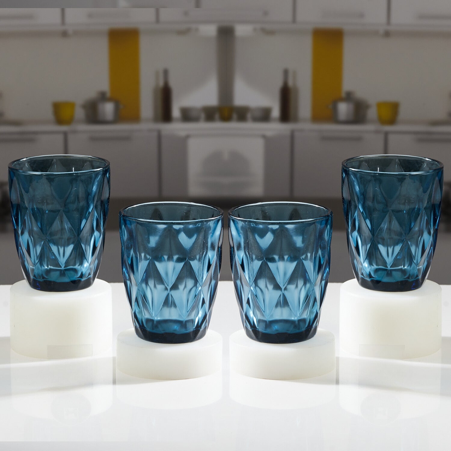 Kookee Water & Juice Glasses, Blue, ART11697
