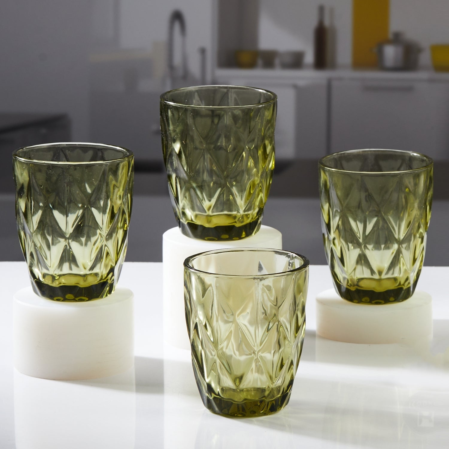 Water & Juice Glasses, Green, ART11698